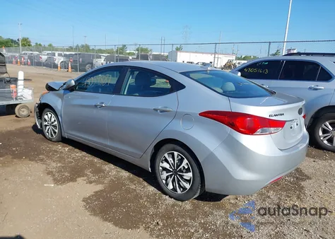 2012 Hyundai Elantra Gls from USA, damaged, VIN 5NPDH4AE9CH076948